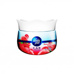 AMBI PUR CAR GEL REFRESHING ROMANTIC ROSE 75G