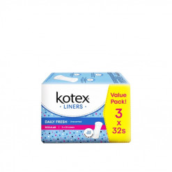 KOTEX FRESH LINER UNSCENTED 32SX3