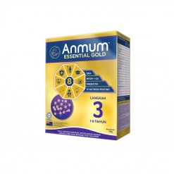 ANMUM ESSENTIAL GOLD STEPS 3 PLAIN 550GM
