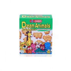 GINBIS DREAM ANIMALS BISCUITS SEAWEED FLV 50GM