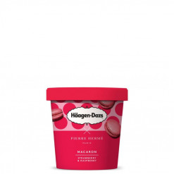 HAAGEN-DAZS MACARON STRW&RASBPEBERRY 420ML
