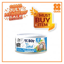 TC BOY W/TUNA-MINERAL WATER 150 GM