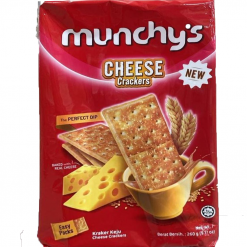 MUNCHYS CRACKERS CHEESE 260GM