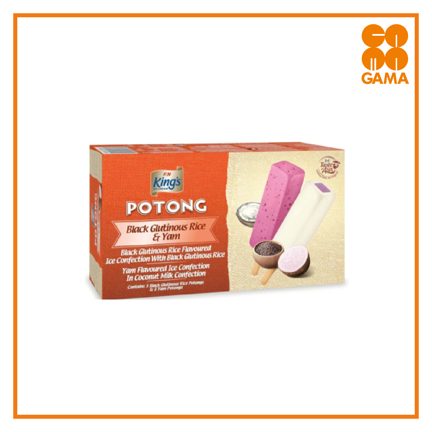 KING'S POTONG KELADI 55G X 6's