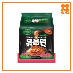 BIBIGO STIR-FRIED RAMYUN SMOKY KIMCHI 122GMX4S
