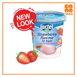 LACTEL NATURAL SET YOGURT STRW 470GM