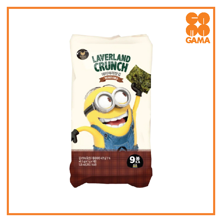 0451047-MANJUN LAVERLAND CR SEAWEED S.TERIYAKI 4.5GMX9S