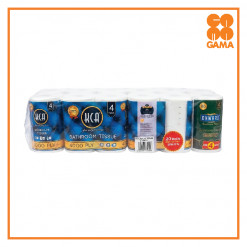 KCA BATHROOM TISSUE 4PLY 8000PLY (20ROLLS)