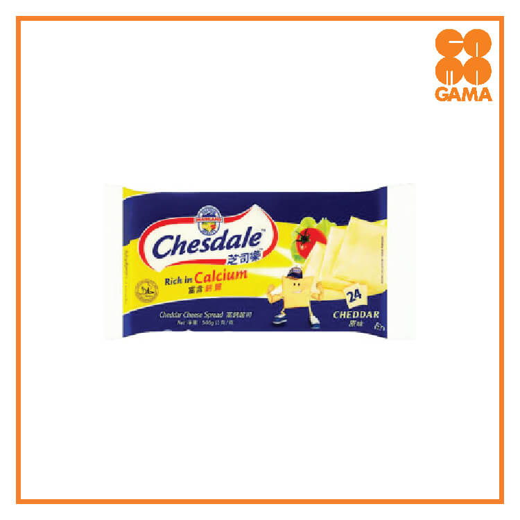 0087339-CHESDALE CHEESE SLICES 24S X 500g