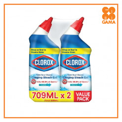 CLOROX M.TOILET BOWL CLR CLINGING GEL 709MLX2