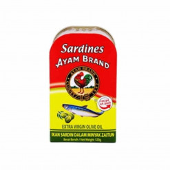 AYAM SARDINE E/VIGIN OLIVE OIL 120GM-E/VIRGIN OLIV