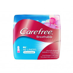 CAREFREE BREATHABLE UNSCENTED 40S