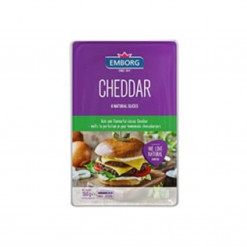 EMBORG RED CHEDDAR SLICED CHEESE 150GM
