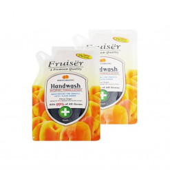 FRUISER H/WASH POUCH-PEACH 400ML X 2S-PEACH