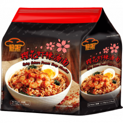 RED CHEF NOODLES-SPICY SAKURA PRAWN 105GMX4S