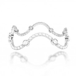 Wave Tennis Bracelet