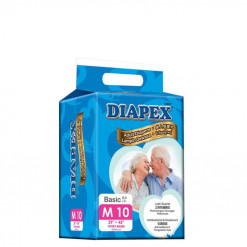 DIAPEX ADULT TAPE DIAPER M 10S