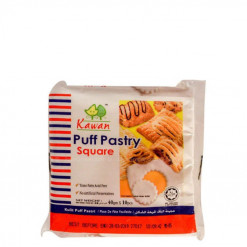 KAWAN PUFF PASTRY SQ SHEET 40GM X 10S