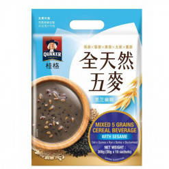 QUAKER 5 GRAINS SESAME 30GMX10S