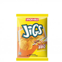 J&J JIGS HOT BBQ P/CHIPS 70GM