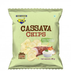 NOI SOUR CREAM&ONION CASSAVA CHIPS 85GM