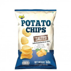 NO1 POTATO CHIPS 160GM-SALTED