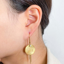 Italian Octarine Earrings